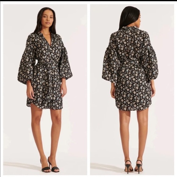 VERONICA BEARD Samy Floral Dress - Picture 1 of 12
